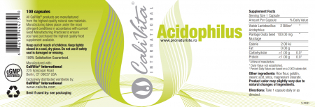 Acidophillus CaliVita 100 capsule. [1]
