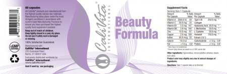 Beauty Formula CaliVita (60 tablete) Vitamine pentru frumusețe [2]