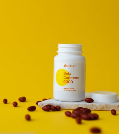 Beta Carotene CaliVita (100 capsule-gelatinoase) Precursorul vitaminic al vitaminei A [3]