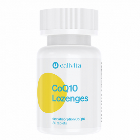 Pile, Par si Unghii - CoQ10 Lozenges CaliVita (30 tablete sublinguale) Coenzima Q10 cu absorbţie rapidă