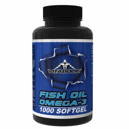 Inima si Circulatie sange - Fish Oil Omega 3 Vitabolic 1000mg | 120 Softgels | EPA+DHA purificat