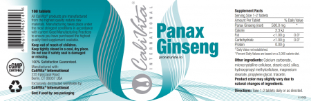 Panax Ginseng (100 tablete) Preparat cu ginseng [3]