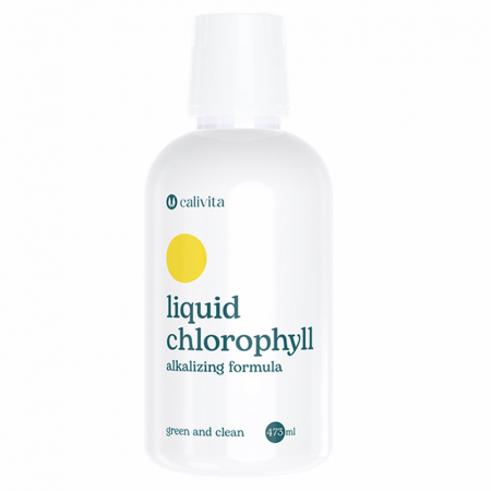 Digestie buna - Liquid Chlorophyll CaliVita (473 ml) clorofilă lichidă