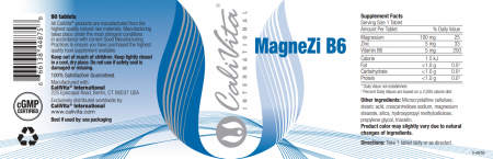 MagneZi B6 CaliVita (90 tablete) Magneziu + Vitamina B6 [1]