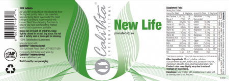 New Life CaliVita (120 tablete) Multivitamine pentru femeile însărcinate sau aflate la lactaţie [1]