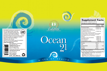 Ocean 21 CaliVita (946 ml) Alge şi aloe vera cu efect alcalinizant [3]
