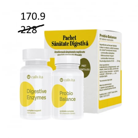 Catalog Produse - Pachet Sănătate Digestivă: Digestive Enzymes + ProbioBalance