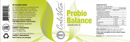 Probio Balance (60 tablete) Pro şi prebiotice [3]