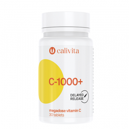 Antioxidanti - Produs naturist Vitamina C 1000 + (30 tablete) Megadoză de vitamina C