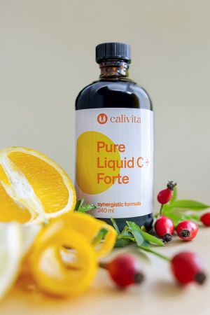 Pure Liquid C+ Forte CaliVita, Vitamina C lichida 240 ml, supliment alimentar pur fara conservanti [2]