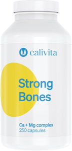 Pentru seniori - Strong Bones (250 capsule)  CALCIU ŞI MAGNEZIU