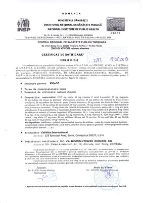 Vital 0  MULTIVITAMINE PENTRU GRUPA SANGUINĂ 0 [2]