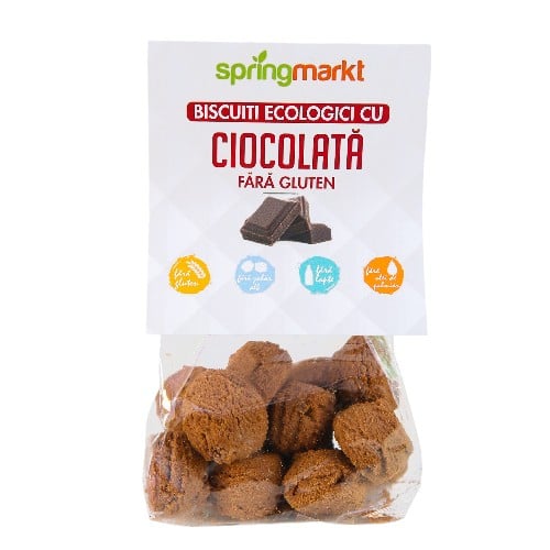 Biscuiti Eco cu Ciocolata, Fara Gluten, 100gr, springmarkt [1]