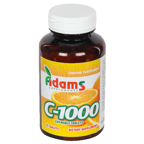 C-1000 cu aroma de Portocale 70 tablete masticabile [1]