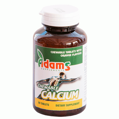 Chewable Calcium 90 tab Adams Supplements [1]
