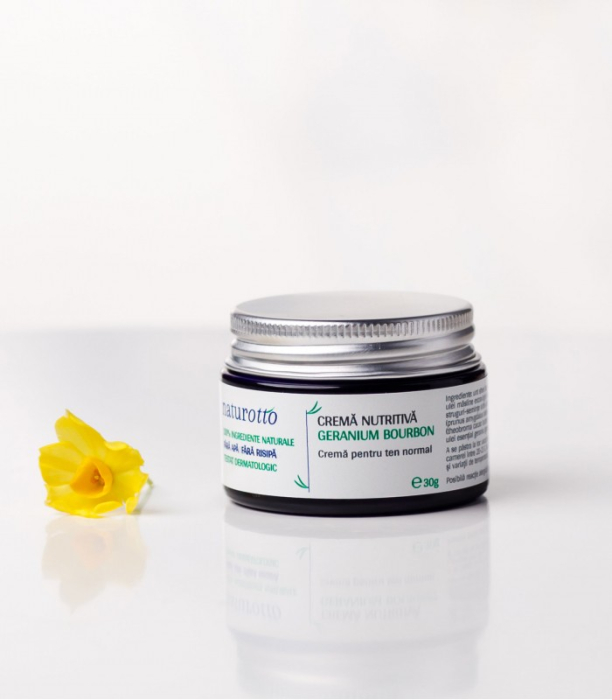 Crema Nutritiva pentru ten Normal Geranium Bourbon 30g Naturotto [2]
