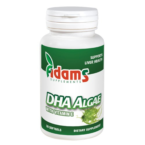 DHA Algae 200mg 30cps. Adams Supplements [1]