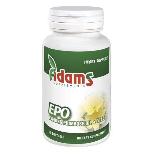 EPO (Evening primrose) 1000mg 30 cps. Adams Supplements [1]