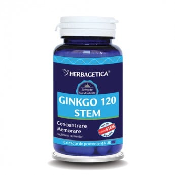 Ginkgo 120 Stem 60cps Herbagetica [1]