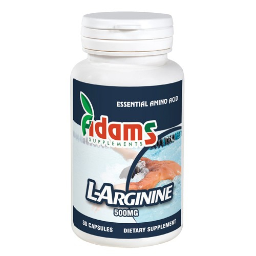 L-Arginine 500mg 30cps. Adams Supplements [1]