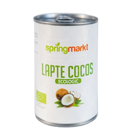 Lapte de cocos ecologic 400ml, springmarkt [1]