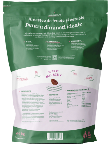 Musli cu Fructe 1kg SanoVita [2]