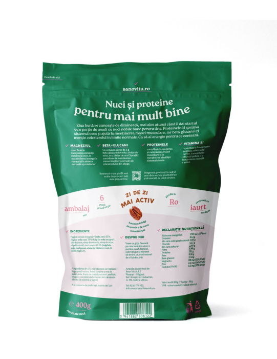 Musli cu mix de Nuci 400g SanoVita [2]