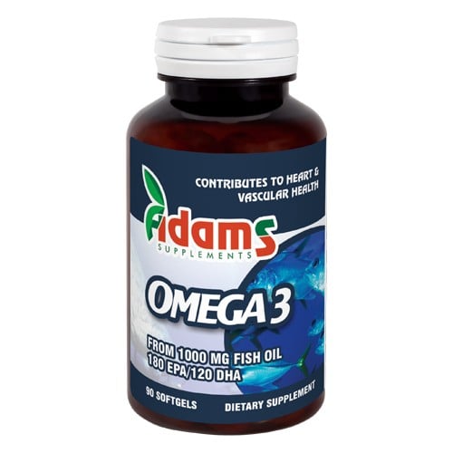 Omega 3 + Vitamina E 90 capsule Adams Supplements [1]