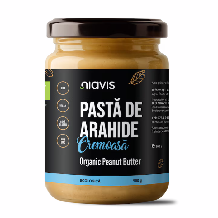 Pasta de Arahide Cremoasa Ecologica/BIO 500g Niavis [1]