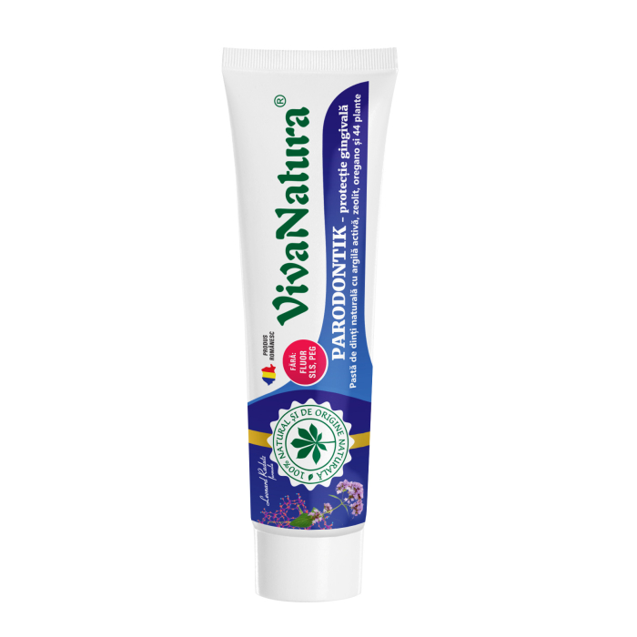 Pasta de dinti Parodontik 100% naturala - Leonard Radutz formula- 80ml VivaNatura [3]