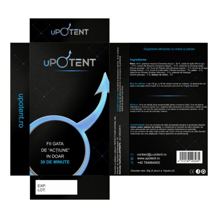 Upotent Miere pentru Potenta 10g x 5 plicuri Perfect Pure [3]