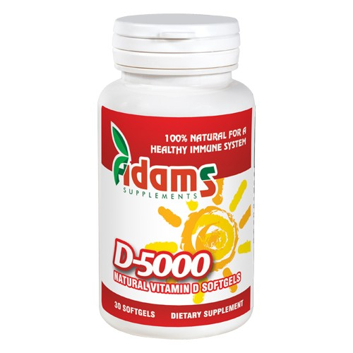 Vitamina D-5000 softgel 30 cps Adams Supplements [1]