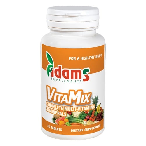 VitaMix (Multiminerale & Multivitamine) 30 tablete Adams [1]