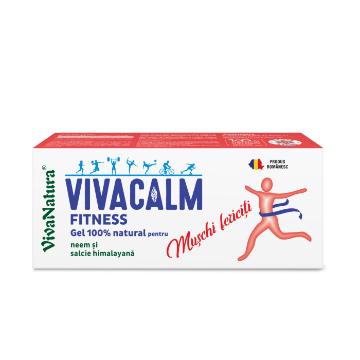 VivaCalm Fitness – Gel 100% natural pentru mușchi fericiți 100 ml – Leonard Radutz Formula – VivaNatura [1]