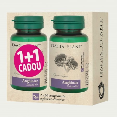 Sistem hepato-biliar - Anghinare 60cpr 1+1 Gratis Dacia Plant