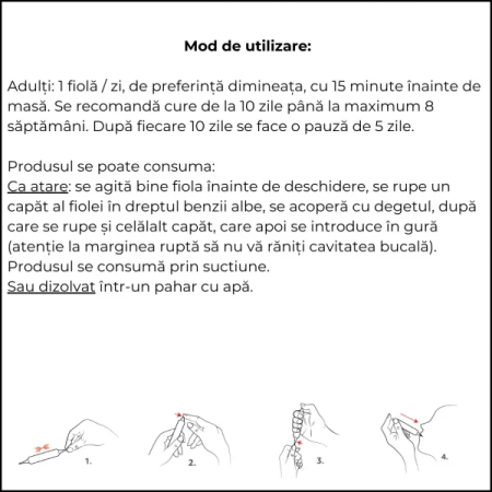 Apielixir imunitate forte 10 fiole x 10ml Albina Carpatina [3]