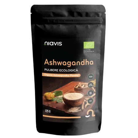 Produse Bio - Aswagandha Pulbere Ecologica(Bio) 125g Niavis