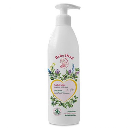 Mama si copilul - Bebe Drag Gel de Dus cu Aloe si Unt de Shea 500ml