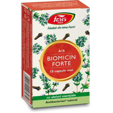 Suplimente - Biomicin forte 15cps Fares
