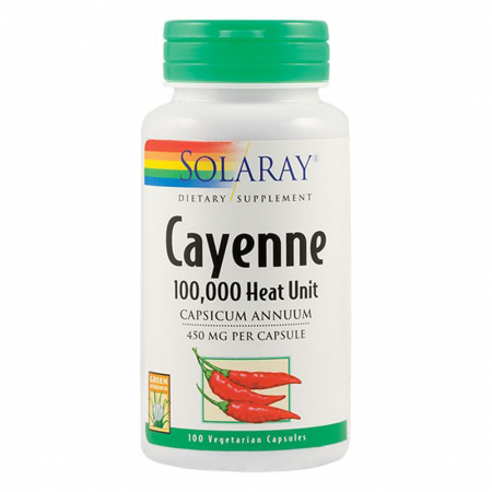 Cure de slabire - Cayenne 450mg 100cps Secom