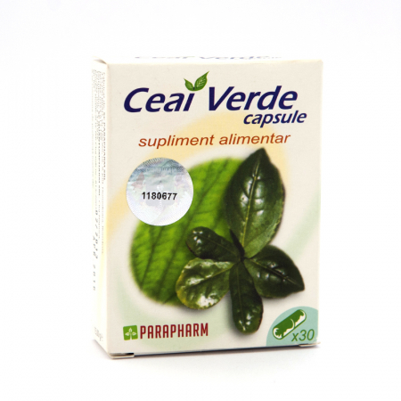 Cure de slabire - Ceai  Verde 30cps Quantum Pharm