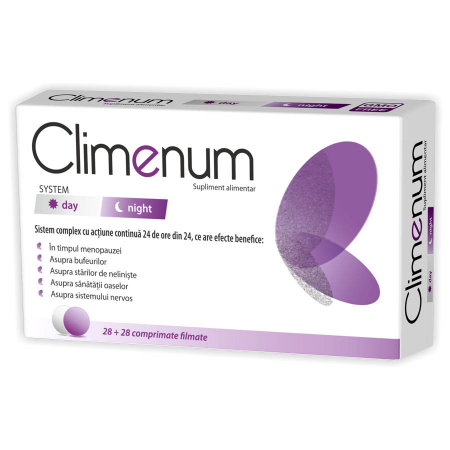 Sistem hormonal - Climenum 28cpr Zi+28cpr Noapte Zdrovit
