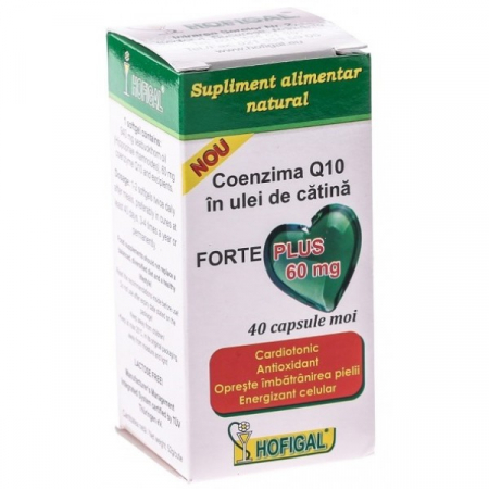 Sistem cardio-vascular - Coenzima Q10 Ulei Catina Forte + 60mg 40cpr Hofigal