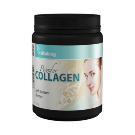 Sistem osteo-articular - Colagen cu Vitamina C cu gust de Lamaie 330g Vitaking