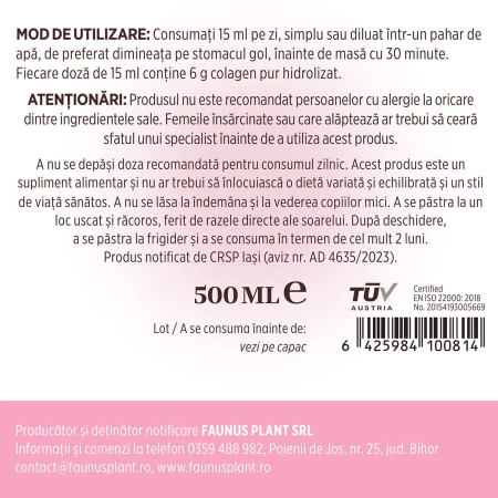 Colagenus Frumusete 500ml Faunus Plant [9]