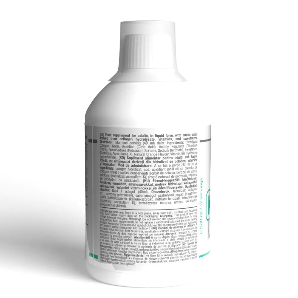 Collagen Liquid 50.000 cu gust de Portocale 500ml Pro Nutrition [2]