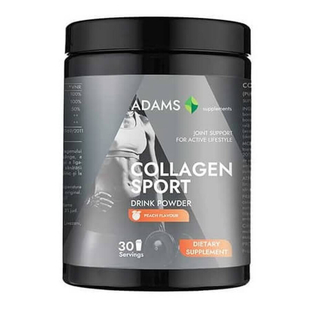 Sistem osteo-articular - Collagen Sport Pulbere Instant cu Aroma de Piersica 600g Adams Vision