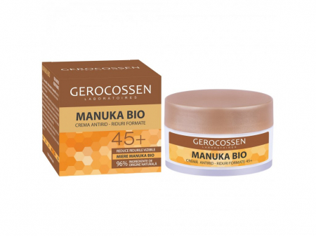 Cosmetice naturale - Manuka Bio Crema antirid 45+ Riduri Formate 50 ml Gerocossen
