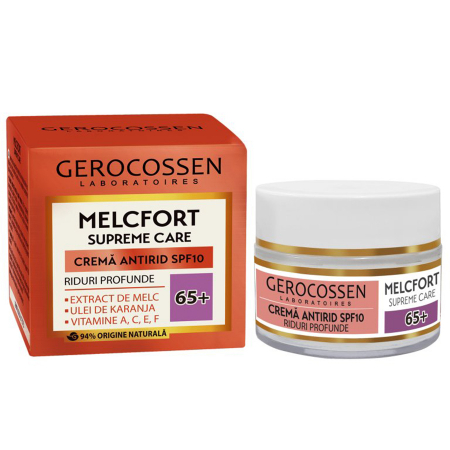 Crema antirid riduri profunde 65+ SPF10 Melcfort 50 ml [1]