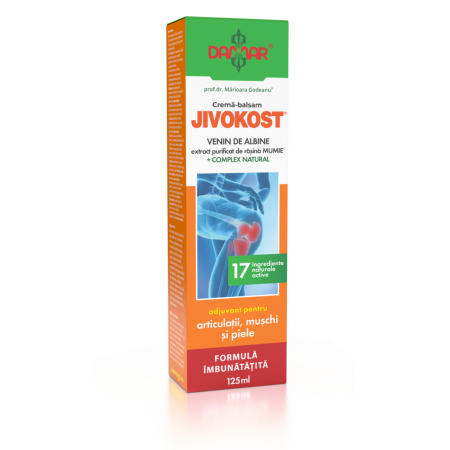 Creme antiinflamatoare - Crema - Balsam Jivokost cu venin de albine si extract purificat de rasina Mumie 125ml Damar